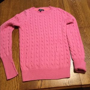 Pink Gap Cable Sweater Size S - 100% Cotton